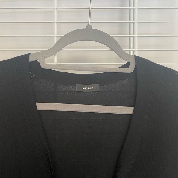 Designer Akris Cardigan Size US 10 - Picture 6 of 14